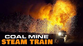 Sandaoling Fire Breathing Coal Mine Train [upl. by Hannad]