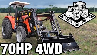 🚜 Discount Tractors  70HP 4WD Gen6 [upl. by Shurwood417]