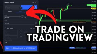 How To Place Trades Directly on TradingView Bye Bye Metatrader 4 [upl. by Mihcaoj]