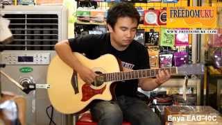 Enya EAG40C Review by Freedom Uku Music [upl. by Corilla]