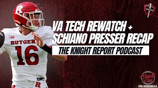 RUVT Rewatch  Greg Schiano Washington Presser Recap  Rutgers Scarlet Knights Football [upl. by Saffian]