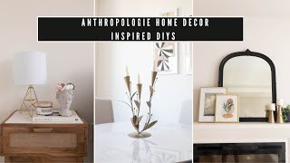 Anthropologie home decor inspired DIYs thrift store edition [upl. by Tucky357]