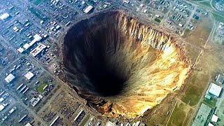 15 Largest Sinkholes Caught on Camera [upl. by Daza]