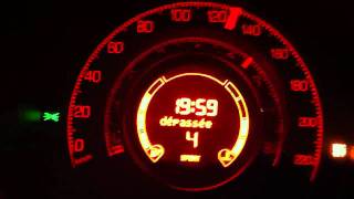 2013 Fiat 500 sport acceleration 0140 [upl. by Auhs]