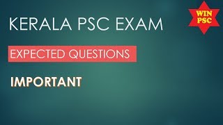 PSC EXAM EXPECTED QUESTIONS  COMPANY BOARD EXAM  CIVIL POLICE OFFICER EXAM [upl. by Ioab]