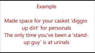 How to Rap  Wordplay pt1  Double Meanings [upl. by Curren117]