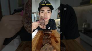 Makan steak mentah vs steak matang [upl. by Llyrad854]