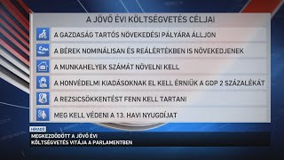 Megkezdődött a parlamentben a jövő évi költségvetés vitája [upl. by Junko]