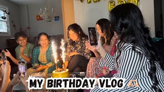 My Birthday Vlog 🫶🏻🎂 Happy Birthday to Me ♥️ Pehli Birthday in Canada 🇨🇦  Aqsa Abbas [upl. by Merow]