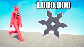 1000000 DAMAGE SAMURAI vs RANDOM UNITS  TABS  Totally Accurate Battle Simulator 2024 [upl. by Nerland899]