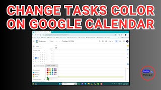 How to Change Tasks Color on Google Calendar [upl. by Lyrradal]