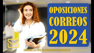 OPOSICIONES CORREOS 2024 [upl. by Munsey]