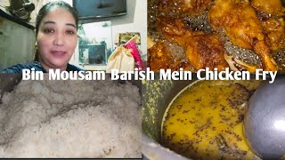 simple dal chawal or chicken fry banai Zeenat Shahid Indian vlogger [upl. by Ojeibbob]