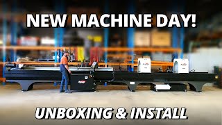 New Machine Day  Unboxing amp Install  Sunnen HTA4100 Honing Machine [upl. by Adekram]