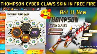 Unleashing the Thompson Cyber Claws Brand New Gun Skin Showcase in Free Fire How many diamonds [upl. by Evaleen]