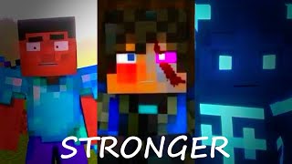 Minecraft AMV  Stronger Annoying Villagers Fractures and Songs of War [upl. by Giff]