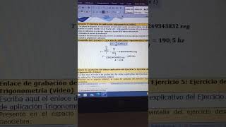 Ejercicio de aplicación de trigonometría [upl. by Gustaf]