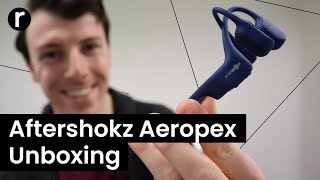 Aftershokz Aeropex Headphones Unboxing and First Look  Recombu [upl. by Aitan657]