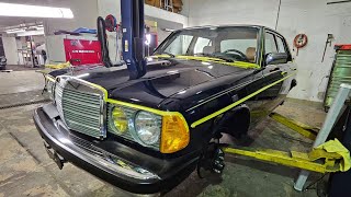 Paint Correction Detail with Rupes Products amp Polishers on the 1983 MercedesBenz 240D [upl. by Coveney487]