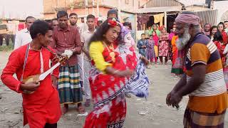 ধান কাটিবার গেজননু বুড়ারে ও বুড়া কেচি কেরে নিলো।সোভারানীর নতুন বিয়ের গীত ২০২১।Rayhan dence 24 [upl. by Attenohs]