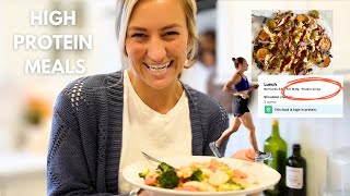 what I eat in a day high protein  healthy living vlog [upl. by Aerbas]