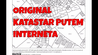 🔵 Postupak izdavanja kopije katastarskih planova putem interneta  EGrađani Katastar [upl. by Kal]