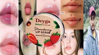 Deyga Strawberry Lip Scrub  Honest Review [upl. by Adnor404]