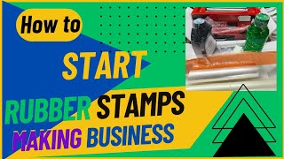 how to Start Rubber Stamp Making Business by Stamp Factory rubberstamp [upl. by Nahtaneoj]