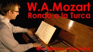 WAMozart  Rondo Alla Turca Turkish March KV 331  Wim Winters Clavichord [upl. by Ahsenor]