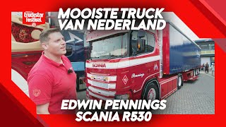 Scania R530 Pennings Transport  Mooiste Truck van Nederland 2024 [upl. by Anibor]