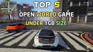 TOP 5 HIGH GRAPHICS OPEN WORLD PC GAMES UNDER 1GB SIZE 2022 [upl. by Aratal91]