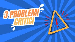 3 Problemi Critici che penalizzano il studio Ecco Come risolverli [upl. by Tisbe]