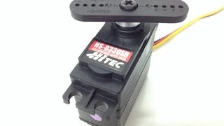 Hitec HS8330SH Servo  Unboxed and Tested [upl. by Aynik744]