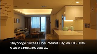 HOTEL TOUR 62 Staybridge Suites Dubai Internet City an IHG Hotel [upl. by Gytle]