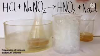 Diazotization reaction and preparation of Azo dyeastute4022 [upl. by Amoritta615]