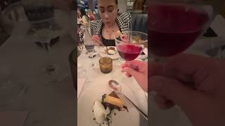 Tasting Menu With Wine Matching foodie london ytshorts [upl. by Niamjneb447]