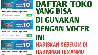 DAFTAR TOKO YANG BISA DI GUNAKAN DENGAN VOCER SEMANGAT MERDEKA [upl. by Jennica]