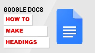 How To Make Headings in Google Docs [upl. by Olivia]