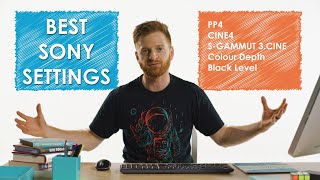 Best Settings for Sony Cameras  Cine 4 Detailed Guide [upl. by Eelahs]