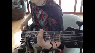 Nile  Sacrifice Unto Sebek bass cover [upl. by Elehcor]