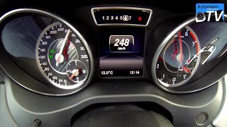 2014 Mercedes CLA 45 AMG 360hp  0254 kmh acceleration 1080p [upl. by Tloh978]