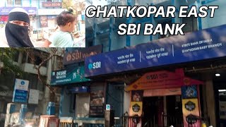 ghatkopar East Mumbai  state Bank of India  ATM 🏧 nhi mila hai [upl. by Kreager342]