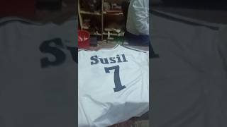 New Jersey real madrid Manchester United 🫶🏻🔥 cristianoronaldo fans susilthapa [upl. by Eiten]