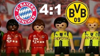 ⚽BAYERN MÜNCHEN  BORUSSIA DORTMUND 41 PLAYMOBIL Fussball Bundesliga Highlights Stop Motion deutsch [upl. by Nelehyram732]