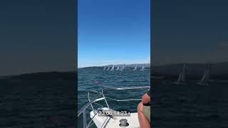 2024 Nacra 17 Junior WC  Race 2 Reaching Start [upl. by Schick81]