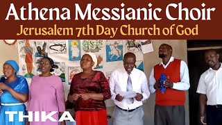 Witness the best Messianic gospel songs choir from Jerusalem 7th Day Church of God  Athena Thika [upl. by Siravrat77]