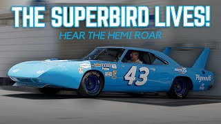 Hear Richard Petty’s 1970 Superbird Roar Back to Life with Kyle Petty Behind the Wheel 4K [upl. by Rialb]