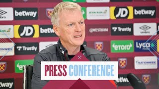 quotWeve Had A Couple Of Tough Resultsquot  David Moyes Press Conference  West Ham v Nottingham Forest [upl. by Annadiane]