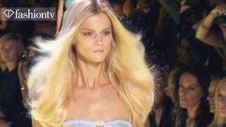 First Look  Versace Spring 2012 at Milan Fashion Week MFW  FashionTV  FTV [upl. by Hsetih]