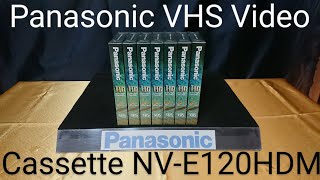 Panasonic VHS Video Cassette NVE120HDM [upl. by Isaak525]